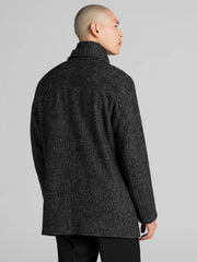 Wool Blend Car Coat