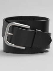 Raw Edge Leather Jean Belt