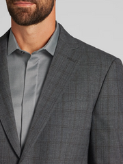 Modern Fit Windowpane Suit