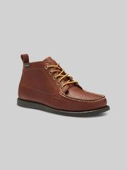 Seneca Leather Moc Toe Lace-Up Chukka Boots