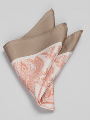 Baroque Pine Floral Pocket Square