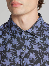 Slim Fit Modern Floral Woven 4‑Way Stretch Button Up Shirt