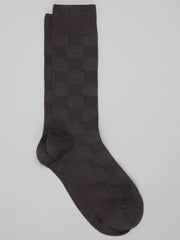Solid Textured Socks, 1-Pair