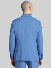 Slim Fit Mini Check Suit Jacket