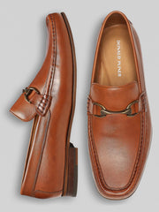 Bit Toe Leather Loafers