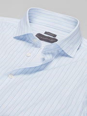 Modern Fit Four-Way Stretch Open Stripe Dress Shirt