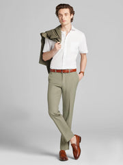 Slim Fit Short Sleeve 4-Way Stretch Dress Shirt