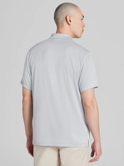 Regular Fit Asymmetric Colorblock Short Sleeve Golf Polo