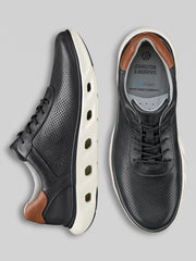 Reactivate U-Throat Full Grain Leather Lace-Up Sneakers