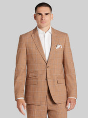 Modern Fit Plaid Suit