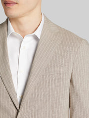 Slim Fit Stripe Suit Jacket