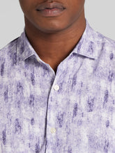 Modern Fit Brush Stroke Print Woven Shirt