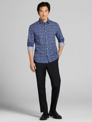 Modern Fit Button Up Shirt