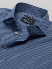 Slim Fit Stripe Dress Shirt