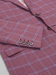 Modern Fit Plaid Suit