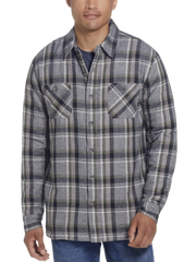 Sherpa Lined Flannel Shirt Jacket