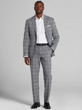 Modern Fit Plaid Suit