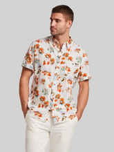 Regular Fit Artistic Floral Short Sleeve Button Up Shirt