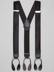 Chevron Stripe Silk Suspenders