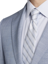 Slim Fit Wool Blend Sharkskin Suit