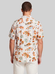 Regular Fit Artistic Floral Short Sleeve Button Up Shirt