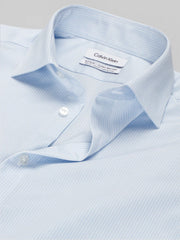 Slim Fit Stripe Supima Cotton Dress Shirt