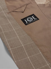 Slim Fit Premium Wool Windowpane Suit