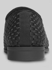 Swenson Weave Slip-On Smoking Loafers