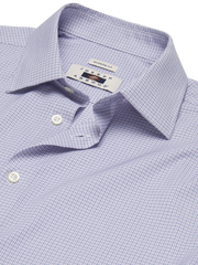 Modern Fit Mini Check Performance Dress Shirt
