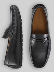 Fasek Casual Slip-On Moc Toe Loafer