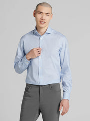 Classic Fit Small Plaid Dress Shirt
