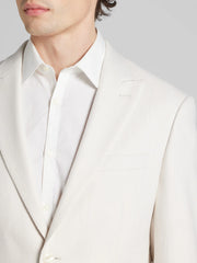 Egara Slim Fit Peak Lapel Solid Textured Dinner Jacket