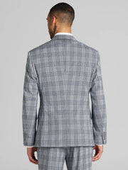 Modern Fit Plaid Suit