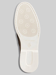 Clive Moc Toe Suede Penny Loafers