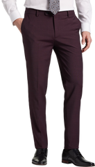 Slim Fit Wool Blend Suit Pants