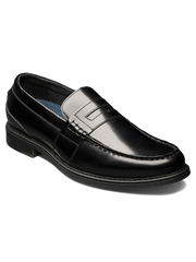 Lincoln Leather Moc Toe Penny Loafers