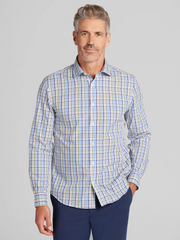 Modern Fit Roadmap Check Button Up Shirt
