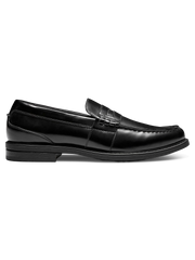 Lincoln Leather Moc Toe Penny Loafers