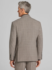 Modern Fit Premium Wool Windowpane Suit