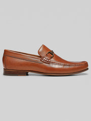 Bit Toe Leather Loafers