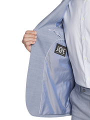 Slim Fit Wool Blend Sharkskin 3-Piece Suit