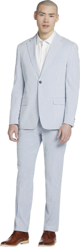 Modern Fit Seersucker Suit