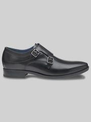 Gibbons Double-Buckle Monk Strap Shoes