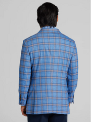 Modern Fit Windowpane Plaid Sport Coat