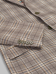 Modern Fit Plaid Suit