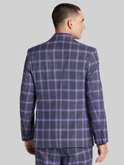 Modern Fit Plaid Suit