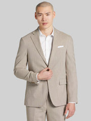 Slim Fit Stripe Suit Jacket