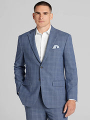 Modern Fit Plaid Suit