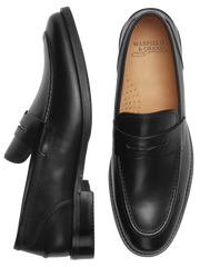 Camino Leather Moc Toe Penny Loafers