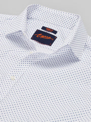 Skinny Fit Diamond Pattern Dress Shirt